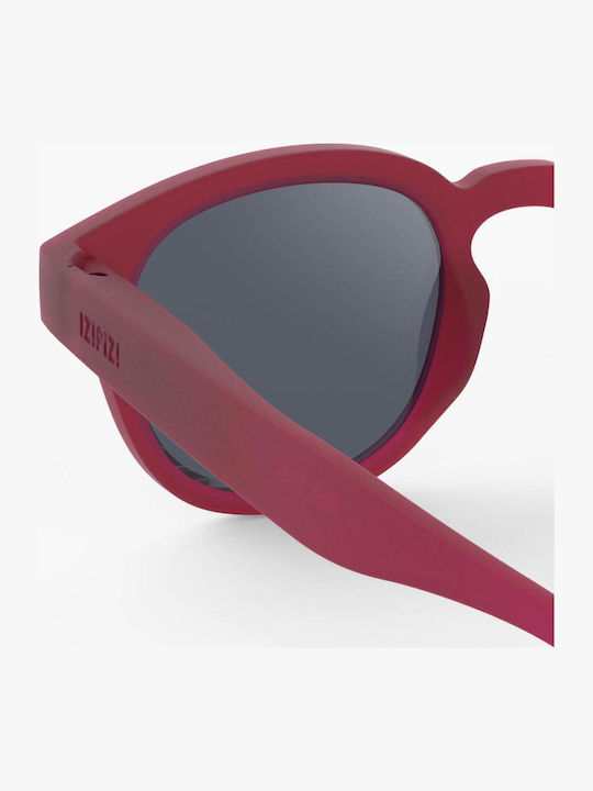 Izipizi Square Kids Sunglasses with Polarized Lens Red for 3-5 Years