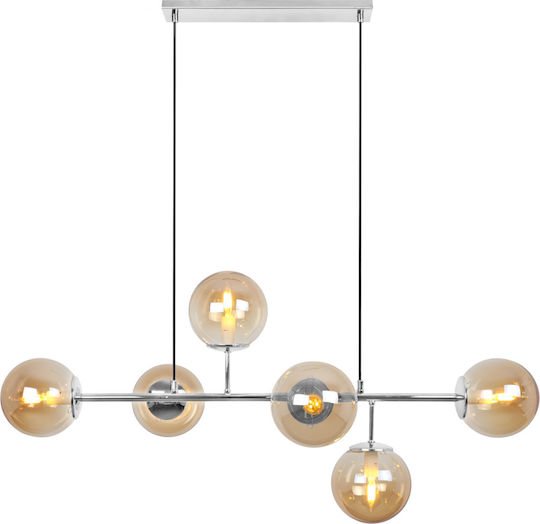 Light Home Висящо осветително тяло Кехлибарен Light Home Висящо осветително тяло Кехлибарен