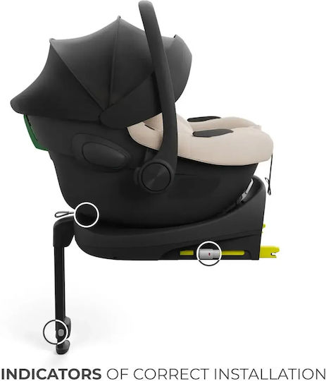 Kinderkraft Endura Safe Scaun Auto i-Size cu Isofix Bej