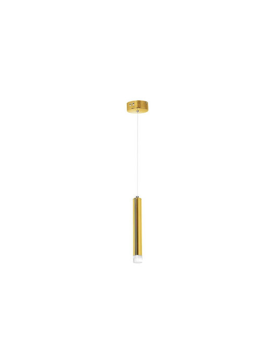 Eko Light Goldie Ρυθμιζόμενο Κρεμαστό Φωτιστικό Χρυσό LED