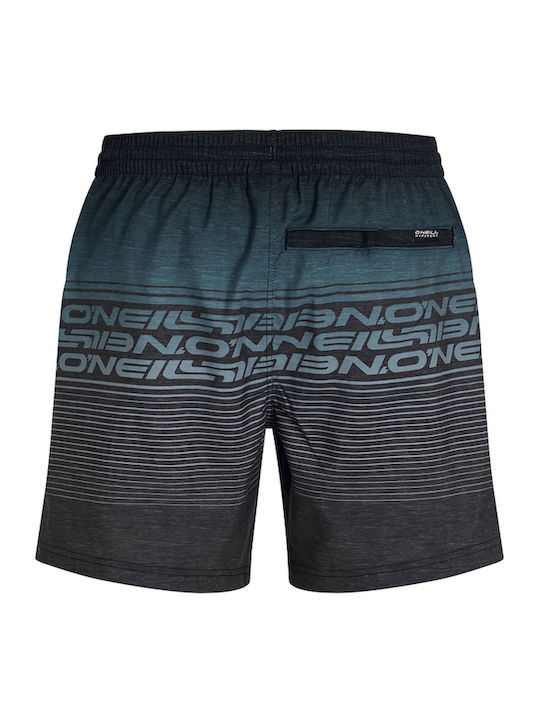 Men's Swimwear Shorts Black Striped