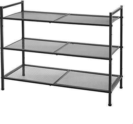 Μεταλλική με 3 Ράφια Μαύρη 63x30x52cm LMR17BK Μεταλλική με 3 Ράφια Μαύρη 63x30x52cm LMR17BK
