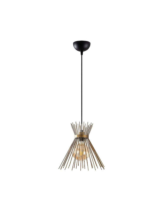 Opviq Kirpi Pendant Light Black with Socket E27 34x131cm