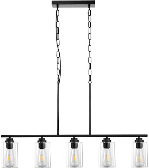 Vevor Hängelampe Schwarz mit Fassung E27