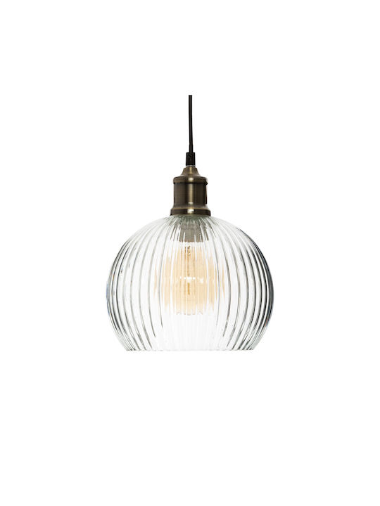 Atmosphera Laye Ceiling Light Transparent with E27 Socket 100cm