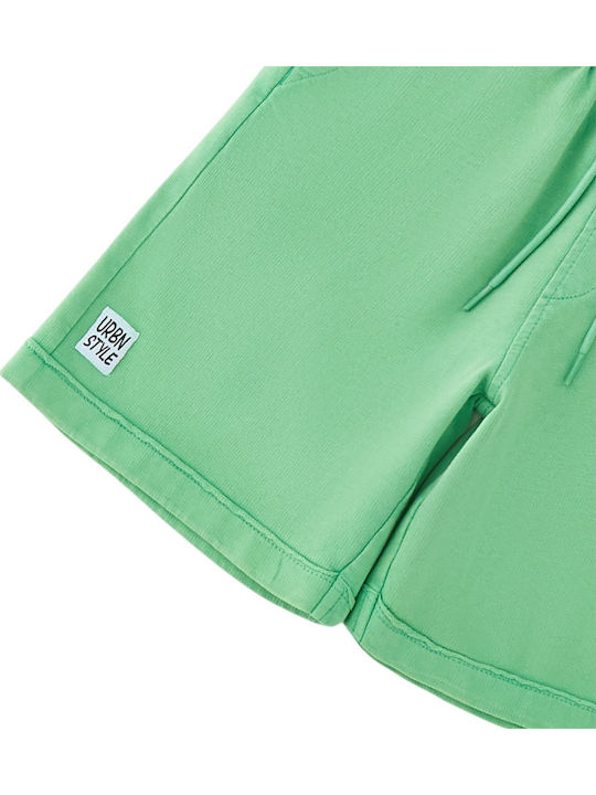 Kids Fabric Shorts/Bermuda Green
