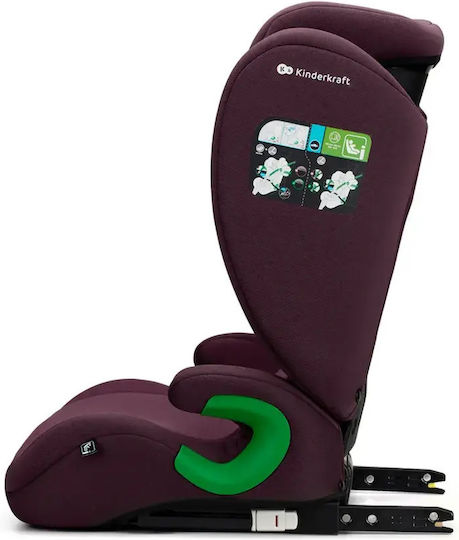 Kinderkraft Καθισματάκι Αυτοκινήτου i-Size με Isofix Cherry Pearl 15-36 kg