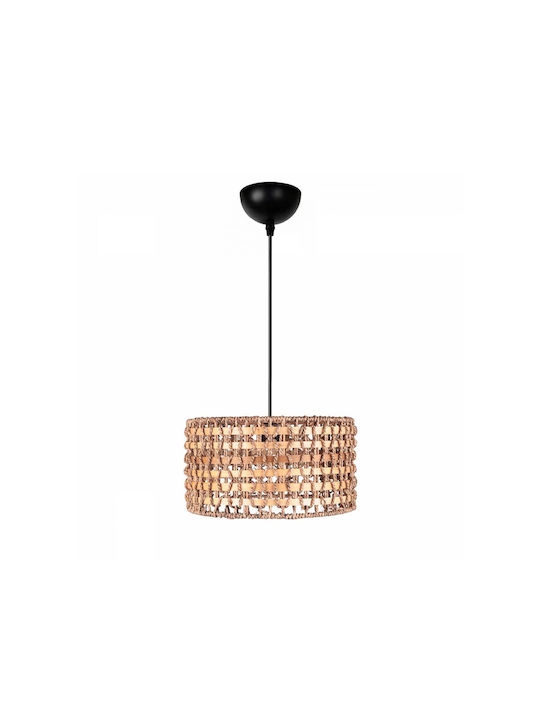 GloboStar Pomegrande Pendant Light Beige Boho with Socket E27 30x30x16cm