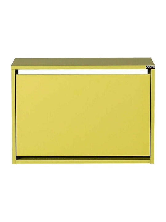 Holz Schuhschrank mit 1 Regal Green 60x30x42cm