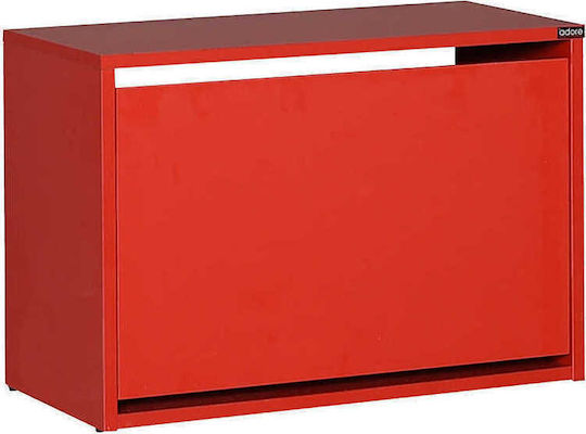 Ξύλινη Step V6 με 2 Ράφια Κόκκινη 60x30x42cm 953-027-0010 Ξύλινη Step V6 με 2 Ράφια Κόκκινη 60x30x42cm 953-027-0010