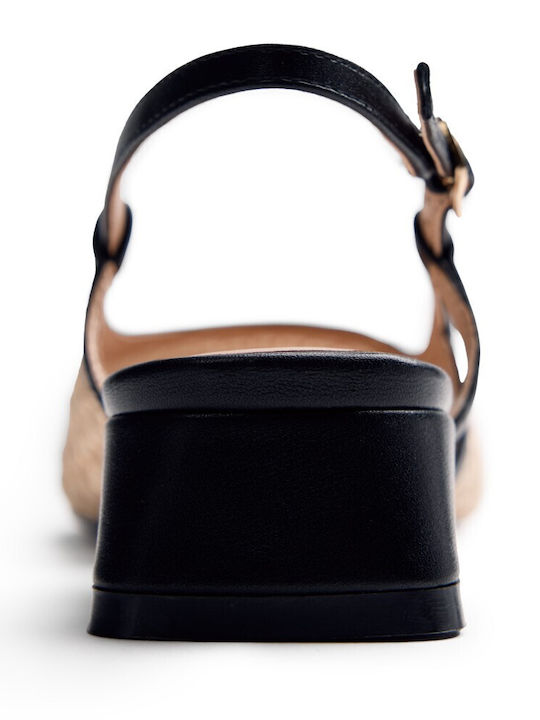 Heels with Low Heel Black
