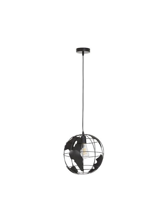 VenCore Pendant Light Black Grid with Socket E27 30x30x30cm