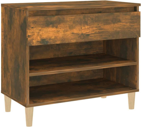 Ξύλινη με 2 Ράφια 70x36x60cm Ξύλινη με 2 Ράφια 70x36x60cm