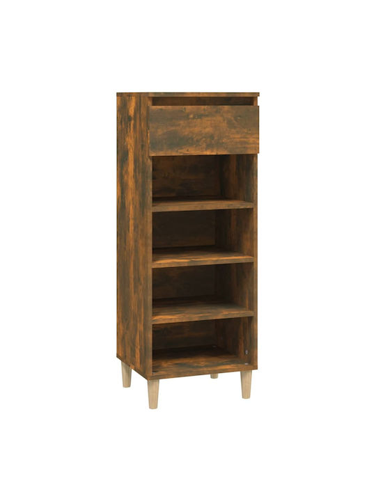 Suport pentru pantofi cu 4 Rafturi Galbenă L40xW36xH105cm
