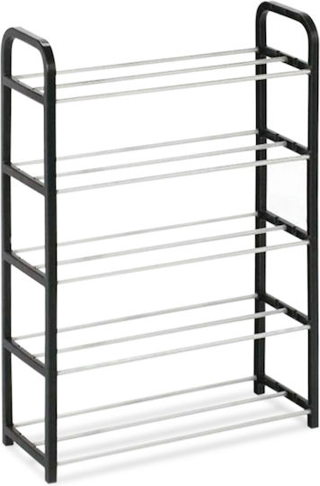 Πλαστική Confor με 5 Ράφια Ασημί 50x19x65cm GP101-0001 Πλαστική Confor με 5 Ράφια Ασημί 50x19x65cm GP101-0001
