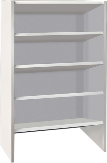 Krieger Wooden Shoe Organizer with 4 Shelves White 62x29x100cm GP041-0046,2 Krieger Wooden Shoe Organizer with 4 Shelves White 62x29x100cm GP041-0046,2