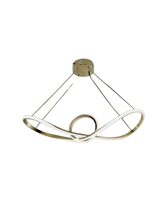 Epiplo-Fos Hängelampe Gold 73x20x80cm.