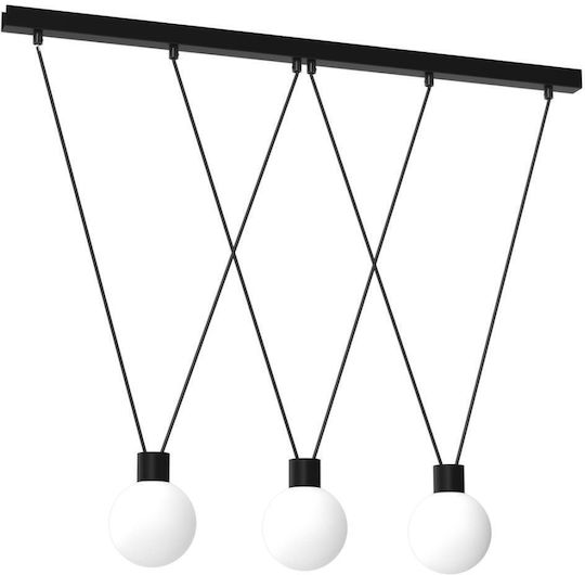 Eko Light CAPRI Κρεμαστό Φωτιστικό Μαύρο