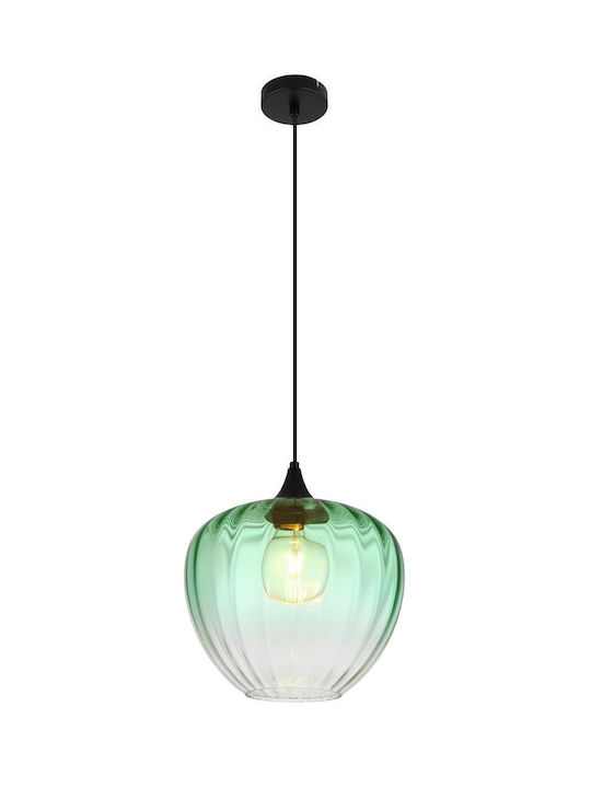 Globo Lighting Pendant Light Black with Socket E27 29x29x120cm