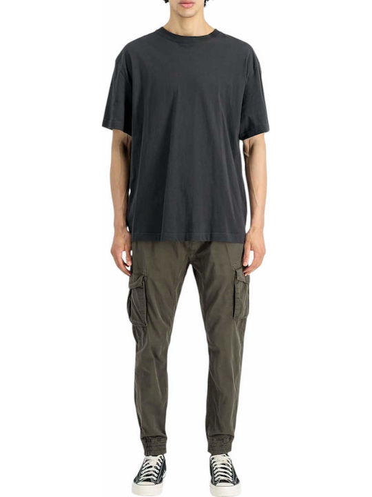 Ανδρικό Παντελόνι Cargo Ελαστικό Slim Fit Γκρι