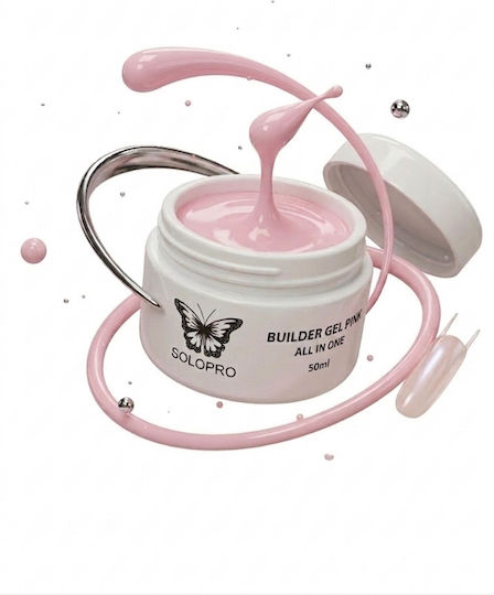 Solo Pro Bauherren-Gel Falsche Nagelgel Rosa 50ml
