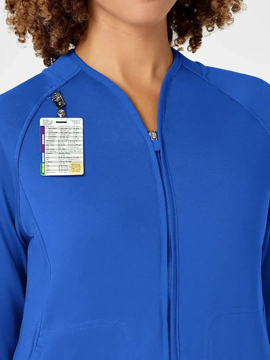 WonderWink Ζακέτα Εργασίας Fleece Μπλε