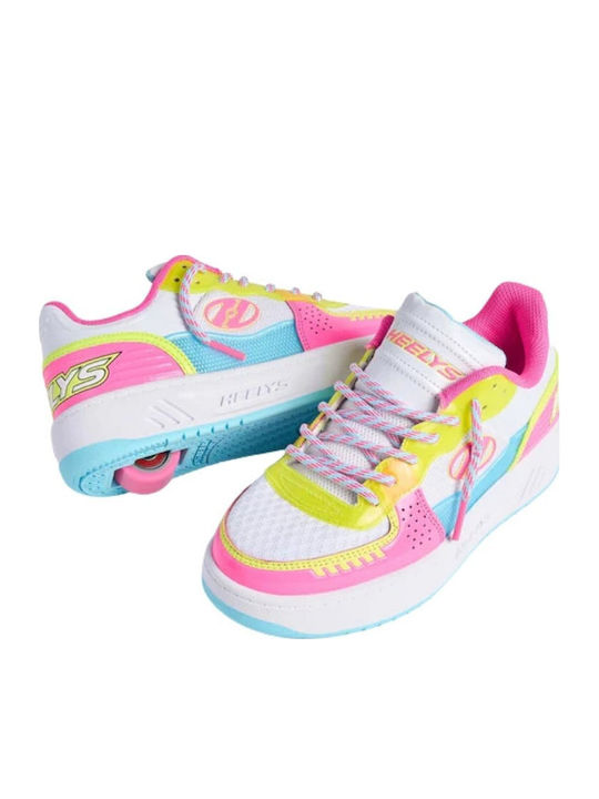 Παιδικά Sneakers με Ροδάκια Λευκά