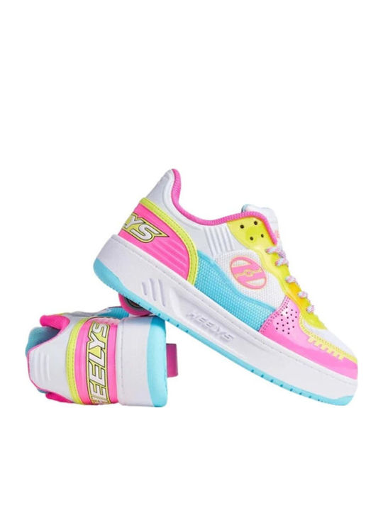 Παιδικά Sneakers με Ροδάκια Λευκά