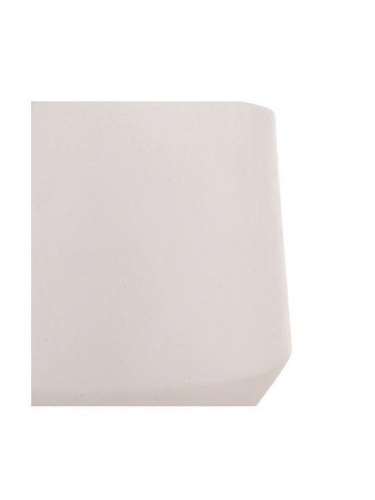 HomeMarkt Quan Concrete White Flower Pot 40x40x85cm