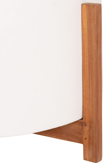 HomeMarkt Hoff Ghiveci de Flori din Beton Alb 50x50x35cm