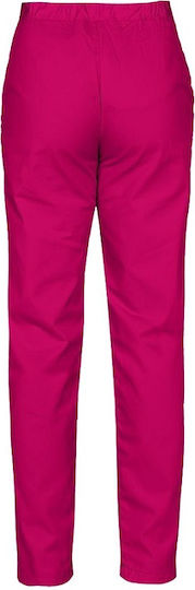 Be Unique Barisa Women's Fuchsia Medical Pants Cotton and Polyester