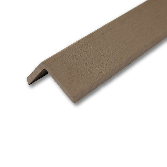 Umzäunung Deck aus PVC 4.6x8.9x290cm Braune