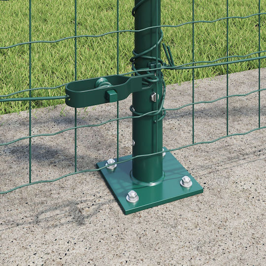 vidaXL Draht für Gartenzaun aus Stahl 3.2x3.2cm 52Stück Green