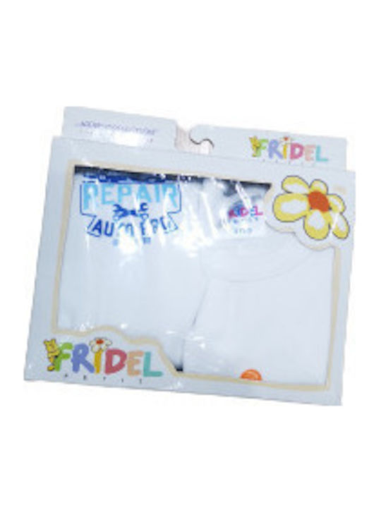 Fridel Petit Kids Undershirt Short-sleeved White
