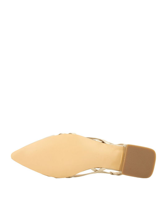 Top3 Damen Ballerinas Gold