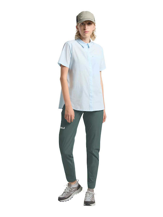 Jack Wolfskin Women's Long Hiking Trousers Green