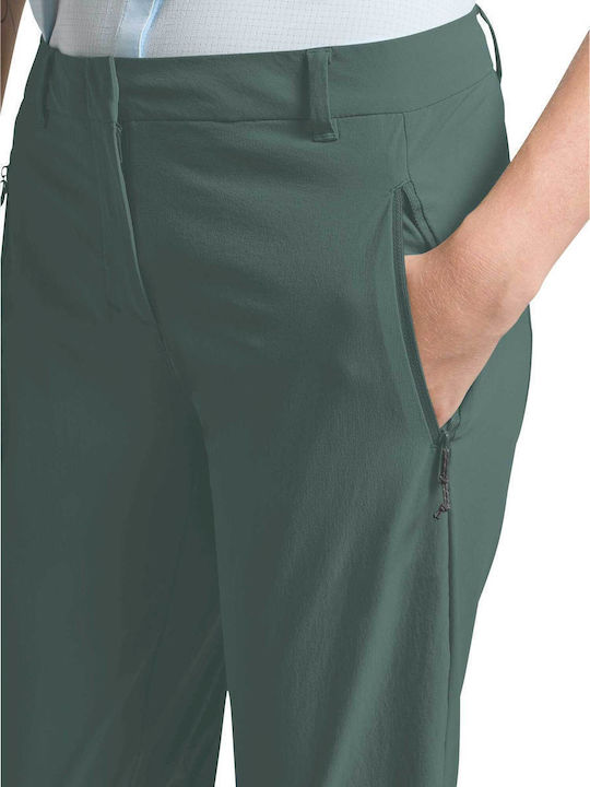Jack Wolfskin Women's Long Hiking Trousers Green