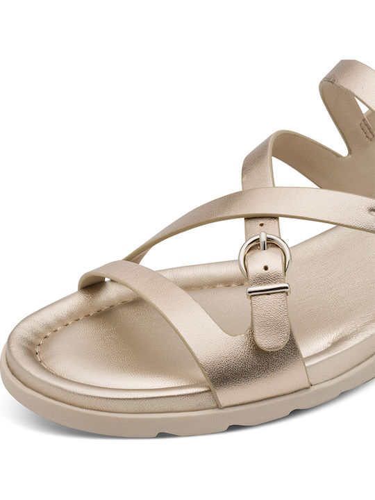 Leather Women's Sandals Rose Gold