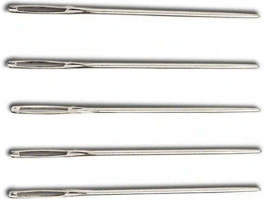 Silver Embroidery Needles Without Point 25 Pieces 40 Mm X 0.9 Mm Size 22 Prym