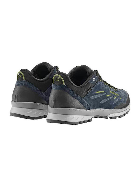 Lowa Men's Hiking Shoes Waterproof with Gore-Tex Membrane Blue