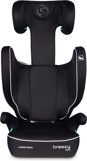 Caretero Καθισματάκι Αυτοκινήτου i-Size με Isofix Μαύρο