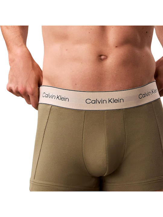 Heritage Men's Boxers Brown Pink Khaki 3Pack