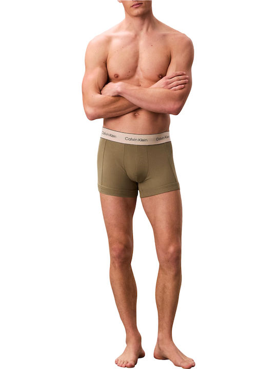 Heritage Men's Boxers Brown Pink Khaki 3Pack