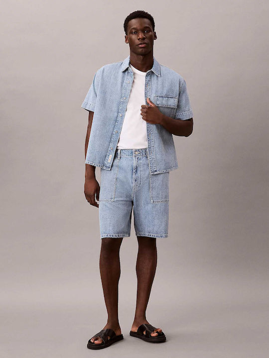 Men's Denim Bermuda Blue