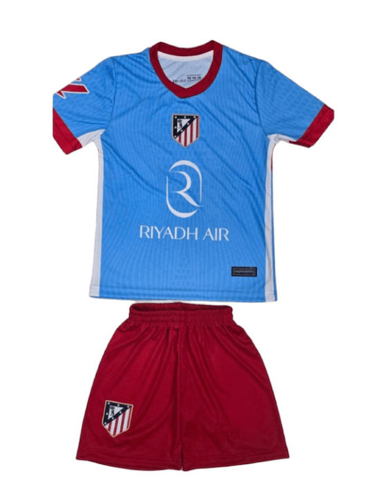 Kids Football Set Alvarez Atletico Madrid 2025-2026 Blue-Red Balón De Oro Red Blue Unisex Kids Ab154