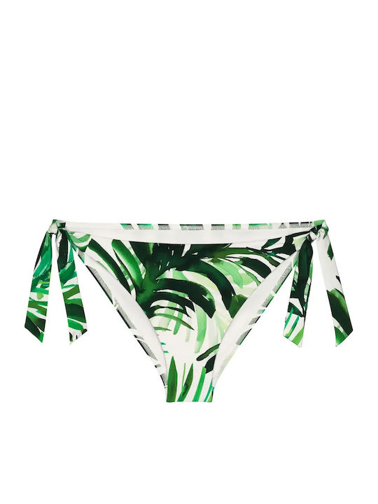 Sommer Bikini-Set Blumen Grün