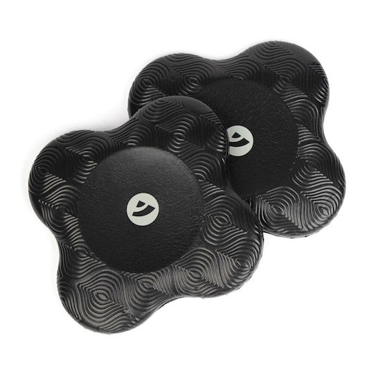 Yoga Jellies Pads Στήριξη Γόνατα & Καρπούς Black