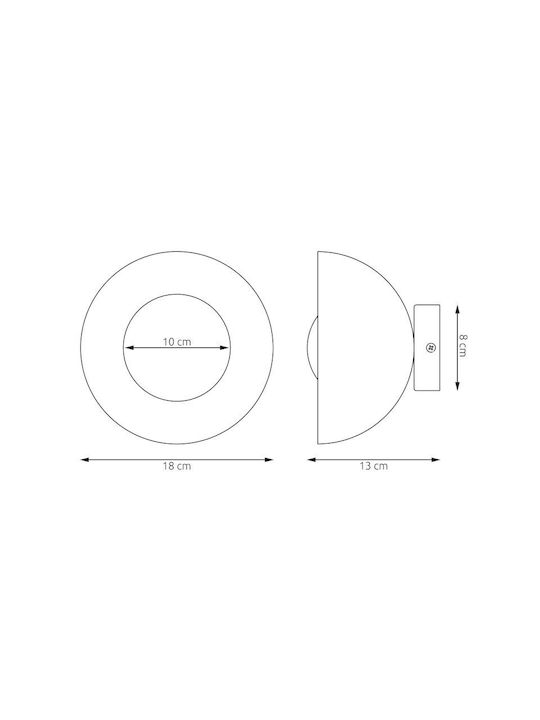 Emibig Wall Lamp with G9 Socket Gray