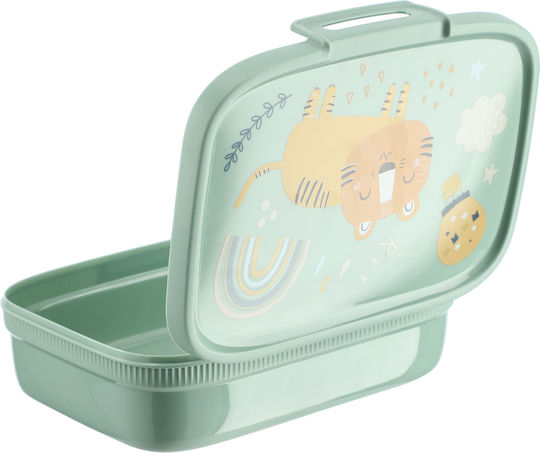 Curver Kunststoff Kinderlebensmittelbehälter 1.3 Liter Grüne