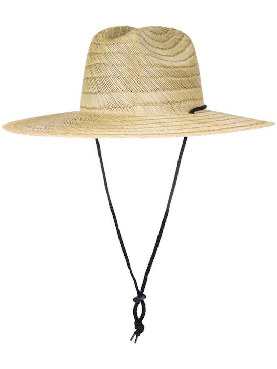 Quiksilver Ψάθινο Ανδρικό Καπέλο Μπεζ